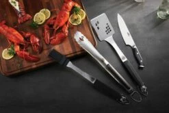 Napoleon 4-teiliges President's Limited Edition Grillbesteck Set -GrillProfi Verkaufs-Shop Napoleon grillbesteck 4 teilig 70037