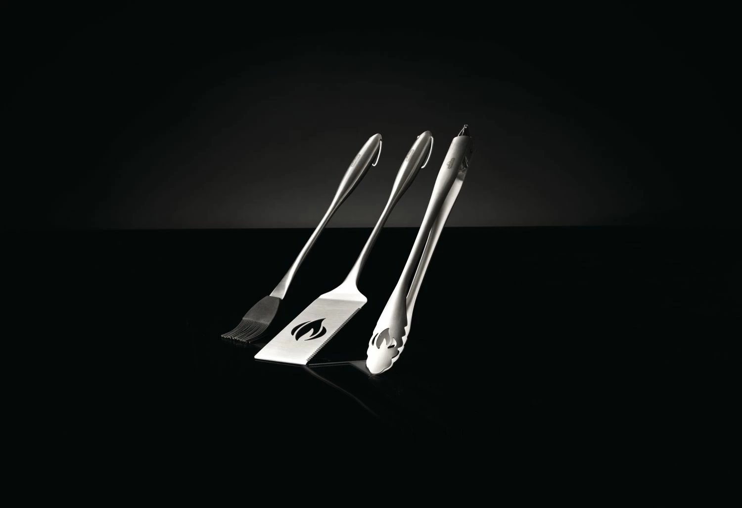 Napoleon 3-teiliges Grillbesteck Set Aus Edelstahl 3 Napoleon 3-teiliges Grillbesteck Set Aus Edelstahl