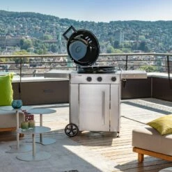 Outdoorchef Gas Kugelgrill Arosa 570 G Premium Steel Inkl. Seitenkocher -GrillProfi Verkaufs-Shop Outdoorchef Arosa Premium Steel mood 1