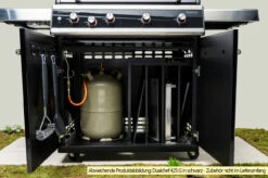 Outdoorchef Dualchef S 425 G Edelstahl Gasgrill Mit Seitenkocher + BLAZING ZONE Infrarotbrenner -GrillProfi Verkaufs-Shop Outdoorchef Dualchef S 425 G Unterschrank 2