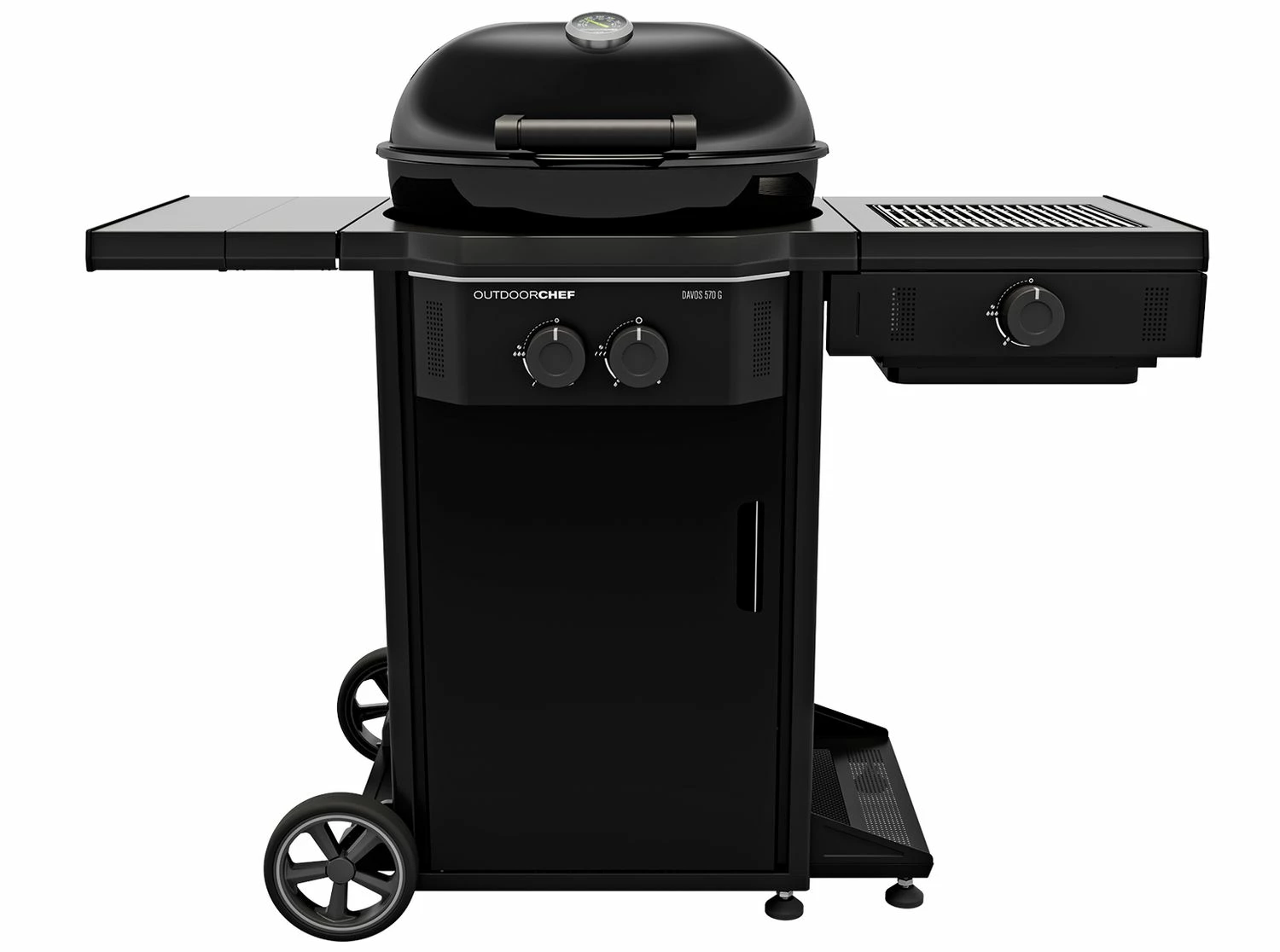 Outdoorchef Gas Kugelgrill Davos 570G Pro Mit Blazing Zone (Infrarotbrenner) & Abdeckhaube 4 Outdoorchef Gas Kugelgrill Davos 570G Pro Mit Blazing Zone (Infrarotbrenner) & Abdeckhaube – Bild 2