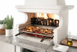 Palazzetti Grillkamin Glasgow 3 Inkl. Montagematerial -GrillProfi Verkaufs-Shop Palazzetti Grillkamin Glasgow Grillrost Feuerplatte