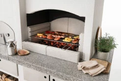 Palazzetti Grillkamin New Zealand 2 Mit Pizzaofen Inkl. Montagematerial -GrillProfi Verkaufs-Shop Palazzetti Grillkamin New Zealand Feuerraum