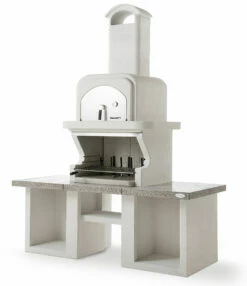 Palazzetti Grillkamin Pamplona Mit Pizzaofen Inkl. Montagematerial