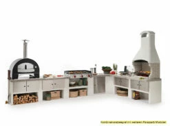 Palazzetti Outdoor Küche: Modul Grillkamin Marbella Inkl. Montagematerial 5 Palazzetti Outdoor Küche: Modul Grillkamin Marbella Inkl. Montagematerial -GrillProfi Verkaufs-Shop Palazzetti Outdoorkueche Kombination Marbella Carlo Beispiel