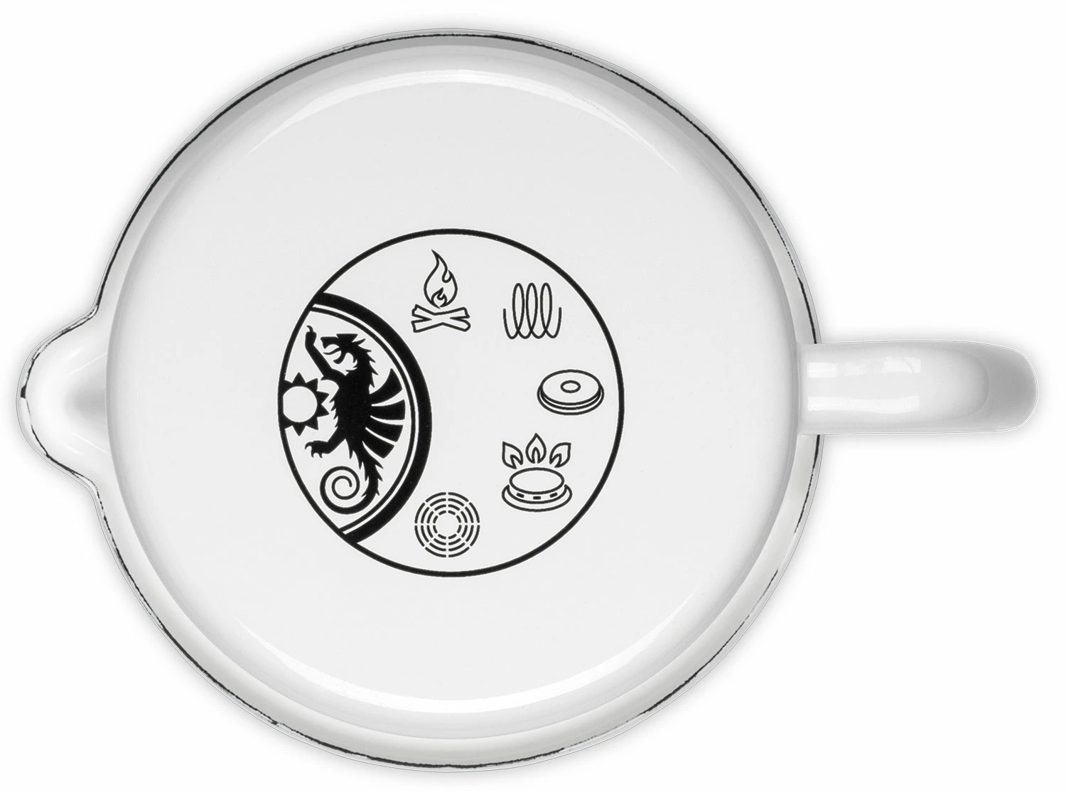 Petromax Emaille Milchtopf / 1400 Ml / Weiß 3 Petromax Emaille Milchtopf / 1400 Ml / Weiß