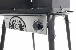 Petromax Gastisch / Gaskocher GE45 Mit Einzelbrenner -GrillProfi Verkaufs-Shop Petromax Gastisch ge45 Detail Front mit Gasregler