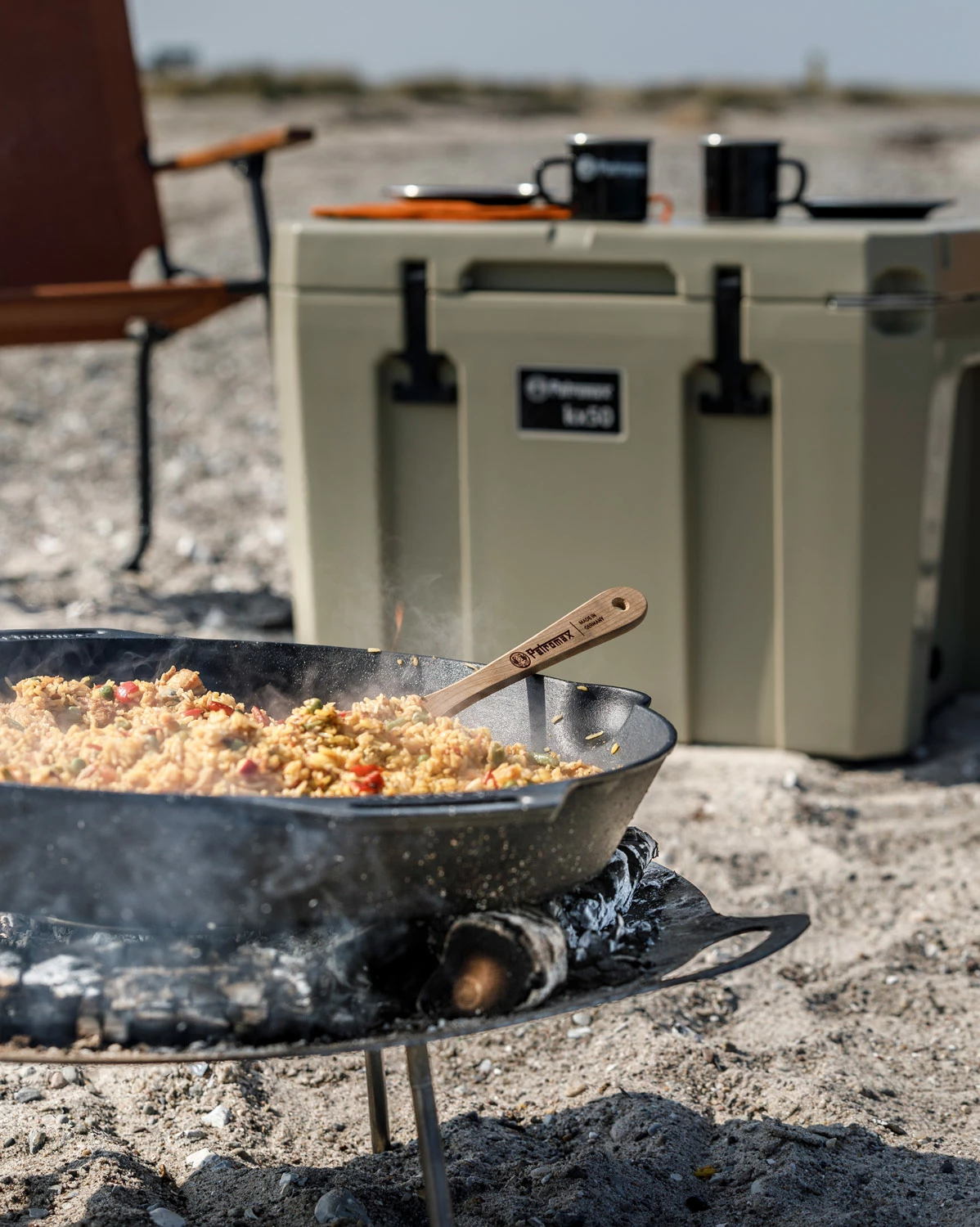 Petromax Feuerpfanne Gusseisen Fp50h-t Mit Zwei Henkeln 5 Petromax Feuerpfanne Gusseisen Fp50h-t Mit Zwei Henkeln – Bild 3