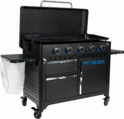 Pit Boss Planchagrill Ultimate Plancha 5-Brenner - Grillstation -GrillProfi Verkaufs-Shop Pit Boss Planchagrill Ultimate 5 Brenner Deckel offen