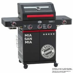 Rösle Videro G3-S VARIO+ Schwarz Gasgrill - FC Bayern Edition -GrillProfi Verkaufs-Shop Roesle FC Bayern Grill Videro G3 S Aufkleber