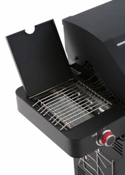 Rösle Videro G3-S VARIO+ Schwarz Gasgrill - FC Bayern Edition - Inkl. FC Bayern Abdeckhaube, Barbecue Grillzange Und Burgerpresse -GrillProfi Verkaufs-Shop Roesle Gasgrill Videro FC Bayern Detail Prime Zone Grillrost 3