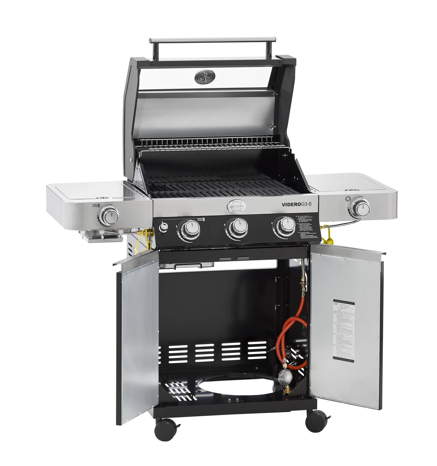 Rösle Gasgrill Videro G3-S VARIO+ Schwarz - Modell 2023 - X-DEAL Inkl. Abdeckhaube Und Grillplatte 8 Rösle Gasgrill Videro G3-S VARIO+ Schwarz - Modell 2023 - X-DEAL Inkl. Abdeckhaube Und Grillplatte – Bild 6