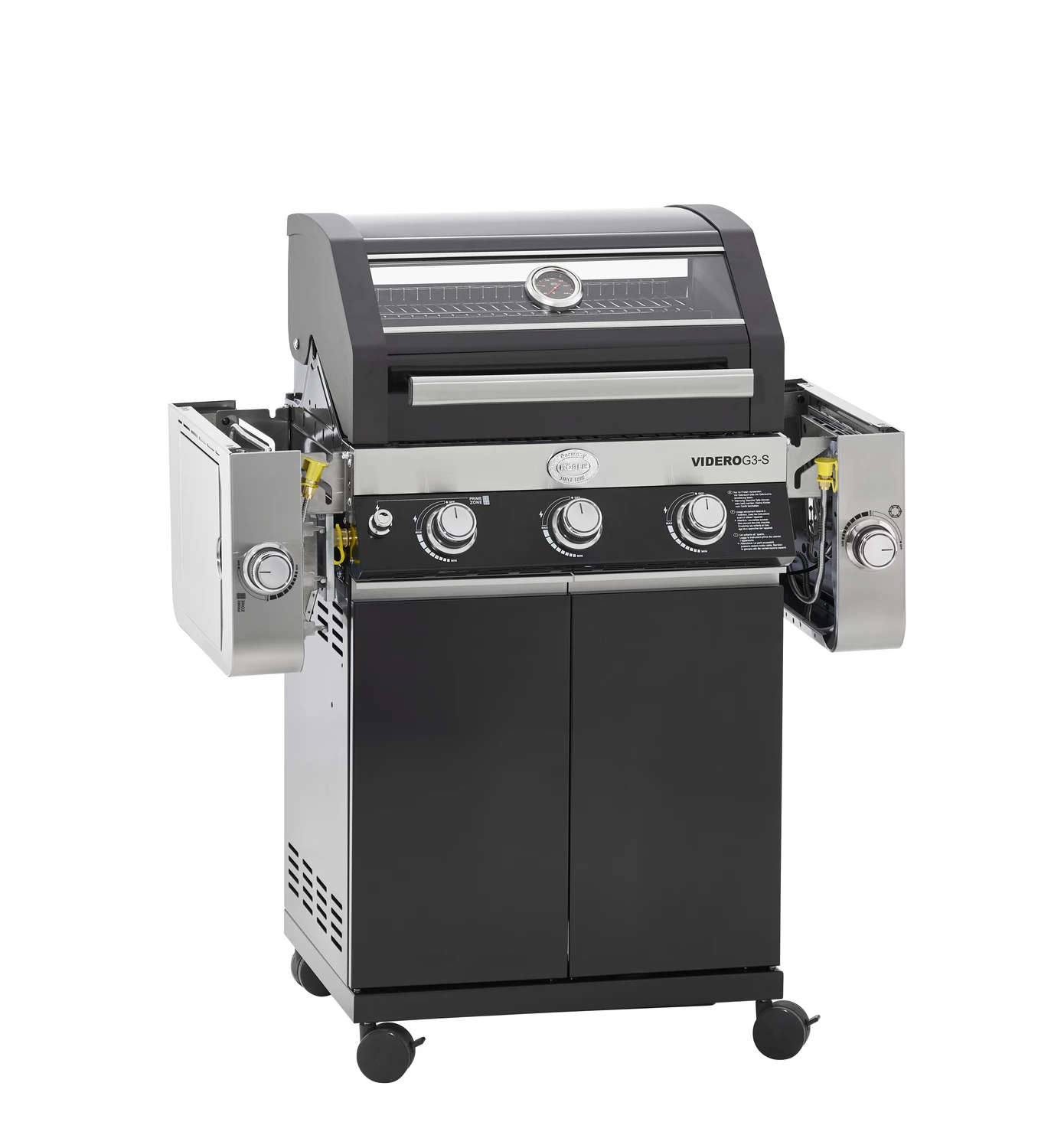 Rösle Gasgrill Videro G3-S VARIO+ Schwarz - Modell 2023 - X-DEAL Inkl. Abdeckhaube Und Grillplatte 9 Rösle Gasgrill Videro G3-S VARIO+ Schwarz - Modell 2023 - X-DEAL Inkl. Abdeckhaube Und Grillplatte – Bild 7