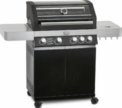 Rösle Gasgrill Videro G4 Schwarz - Modell 2023 Inkl. Abdeckhaube