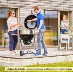 Rösle Holzkohlegrill Kugelgrill No.1 F60 Air Pro Vario+ -GrillProfi Verkaufs-Shop Roesle Holzkohle Kugelgrill No1 AIR PRO F60 Liefestyle