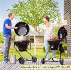 Rösle Holzkohlegrill Kugelgrill No.1 F60 Air Pro Vario+ -GrillProfi Verkaufs-Shop Roesle Holzkohle Kugelgrill No1 AIR PRO Groessenvergleich 1