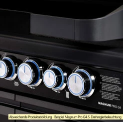 Rösle Gasgrill Magnum PRO G3 - Modell 2023 -GrillProfi Verkaufs-Shop Roesle Magnum Pro Drehregler Beispiel G4 S 1