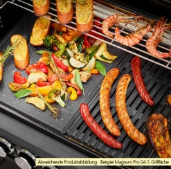 Rösle Gasgrill Magnum PRO G3 Inkl. Abdeckhaube - Modell 2023 -GrillProfi Verkaufs-Shop Roesle Magnum Pro Grillflaeche Beispiel G4 S 2