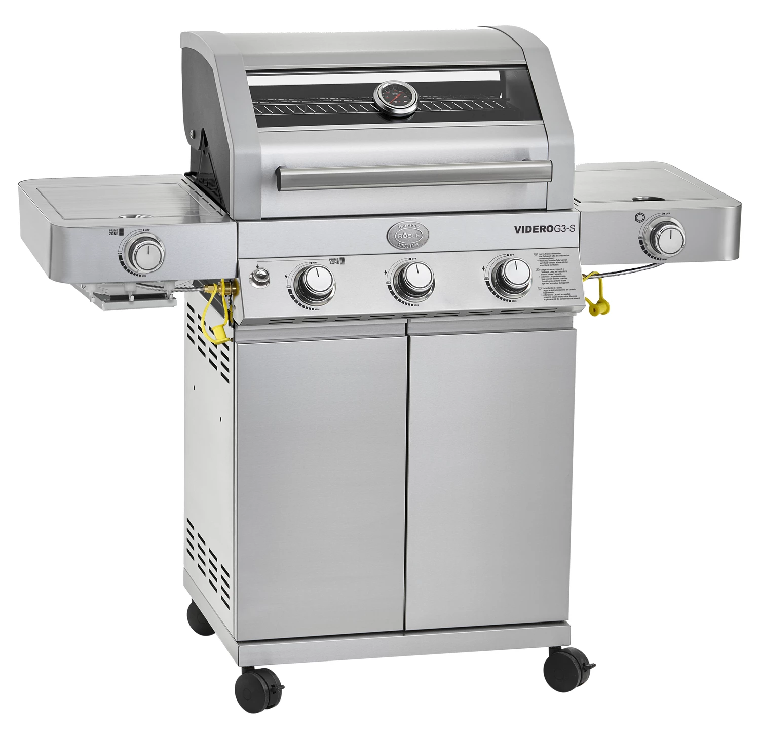 Rösle Edelstahl Gasgrill Videro G3-S VARIO+ - Limited Edition Modell 2023 - X-DEAL Inkl. Abdeckhaube Und Grillplatte 3 Rösle Edelstahl Gasgrill Videro G3-S VARIO+ - Limited Edition Modell 2023 - X-DEAL Inkl. Abdeckhaube Und Grillplatte