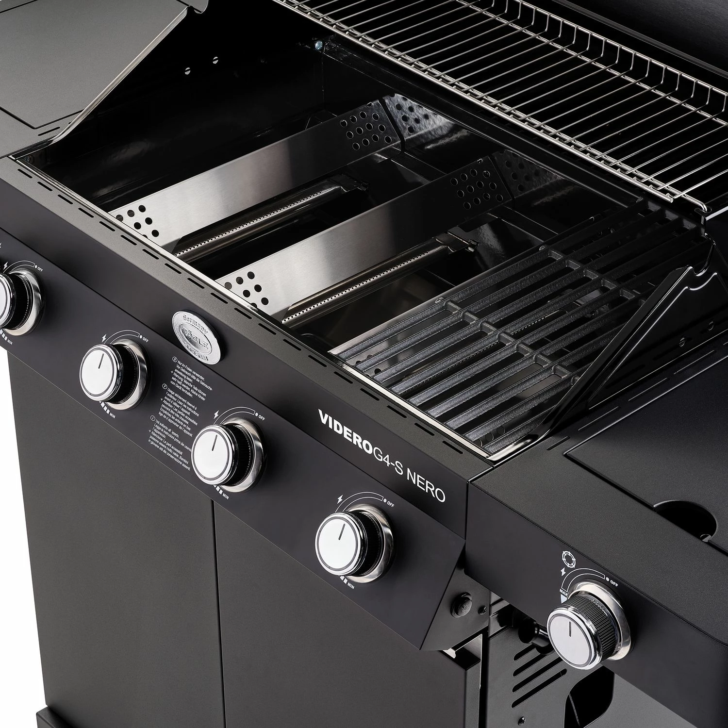 Rösle Gasgrill Videro G4-S Vario+ Nero Schwarz - Modell 2023 - X-DEAL Inkl. Abdeckhaube 12 Rösle Gasgrill Videro G4-S Vario+ Nero Schwarz - Modell 2023 - X-DEAL Inkl. Abdeckhaube – Bild 10