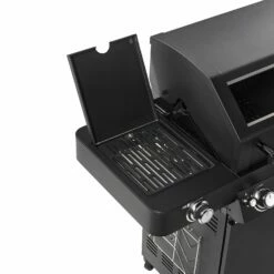 Rösle Gasgrill BBQ-Station Videro G4-S Vario+ Nero Schwarz - Modell 2023 - SMART Deal Inkl. Grillfürst Grill Control + Abdeckhaube Und Grillplatte -GrillProfi Verkaufs-Shop Roesle Videro G4 S Vario NERO matt schwarz Primezone 3