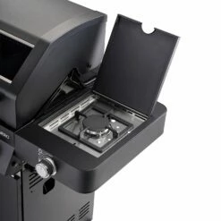 Rösle Gasgrill BBQ-Station Videro G4-S Vario+ Nero Schwarz - Modell 2023 - SMART Deal Inkl. Grillfürst Grill Control + Abdeckhaube Und Grillplatte -GrillProfi Verkaufs-Shop Roesle Videro G4 S Vario NERO matt schwarz Seitenkocher 3
