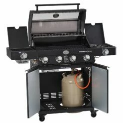 Grillfuerst Speichern -GrillProfi Verkaufs-Shop Roesle Videro G4 S Vario NERO matt schwarz offen 4