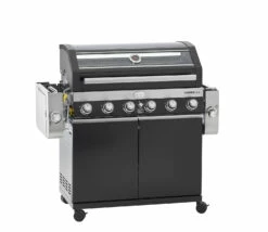 Rösle Gasgrill Videro G6-S VARIO+ Schwarz - Modell 2023 - SMART Deal Inkl. Grillfürst Grill Control -GrillProfi Verkaufs-Shop Roesle Videro G6 S Vario schwarz 25527 klappbar 1