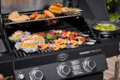 Rösle Gasgrill Videro Pro G3-S Vario+ Mattschwarz - Modell 2023 -GrillProfi Verkaufs-Shop Roesle Videro Pro G3 S Grillgut