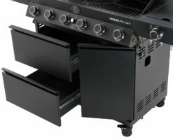 Rösle Gasgrill Videro Pro G6-S Vario+ Mattschwarz - Modell 2023 -GrillProfi Verkaufs-Shop Roesle Videro Pro G6 S Gasgrill Unterschrank
