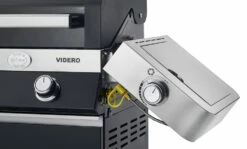 Rösle Gasgrill Videro G6-S VARIO+ Schwarz - Modell 2023 - X-DEAL Inkl. Abdeckhaube, Grillplatte Und Drehspieß -GrillProfi Verkaufs-Shop Roesle Videro schwarz klappbare Seitenteile Seitenkocher 11