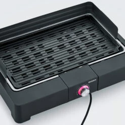 Severin Elektro Tischgrill Mit Grillplatte - 2.200 Watt -GrillProfi Verkaufs-Shop Severin Elektro Tischgrill Grillplatte Detail