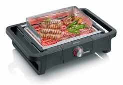 Severin Elektro Tischgrill STYLE Evo - 2.500 Watt 9 Severin Elektro Tischgrill STYLE Evo - 2.500 Watt -GrillProfi Verkaufs-Shop Severin Elektro Tischgrill Style Evo PG8123 Grillgut
