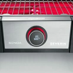 Severin Elektro Tischgrill SENOA Digital Boost - Boost Zone 500°C - 3.000 W -GrillProfi Verkaufs-Shop Severin Elektrogrill Senoa pg8114 schalter 1