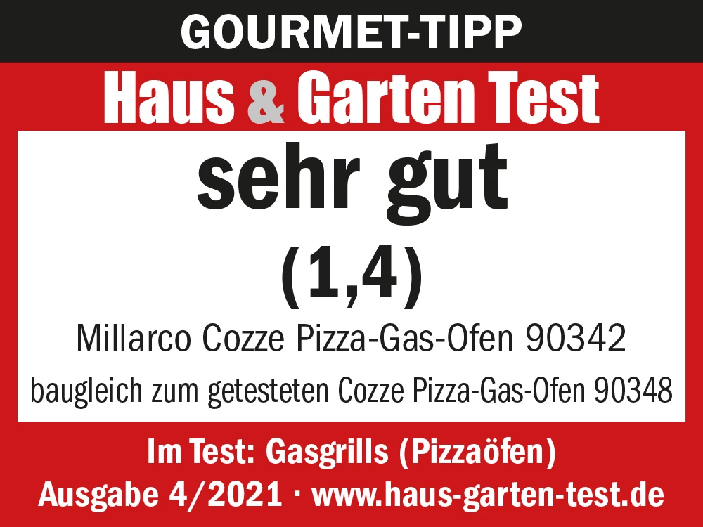 COZZE Pizzaofen Gas 34 Cm (13") - Inkl. Pizzastein 10 COZZE Pizzaofen Gas 34 Cm (13") - Inkl. Pizzastein – Bild 8
