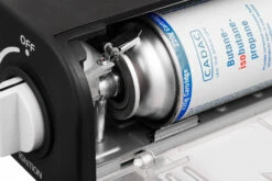 CADAC Camping Gasgrill Safari Chef 30 Compact - Kartuschenbetrieb -GrillProfi Verkaufs-Shop cadac safari chef 30 gasgrill detail kartusche 1