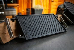 Grillfürst Universal Grillplatte / Wendeplatte Aus Gusseisen 35 X 20 Cm -GrillProfi Verkaufs-Shop gusseisen grill wendeplatte eckig