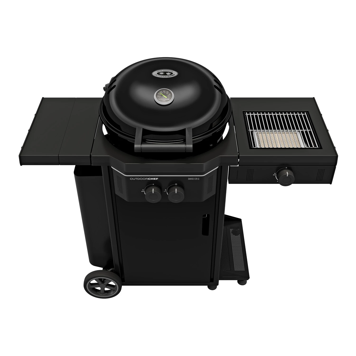 Outdoorchef Gas Kugelgrill Davos 570 G Pro Mit Blazing Zone (Infrarotbrenner) & 11kg Gasflaschen Kit 8 Outdoorchef Gas Kugelgrill Davos 570 G Pro Mit Blazing Zone (Infrarotbrenner) & 11kg Gasflaschen Kit – Bild 6