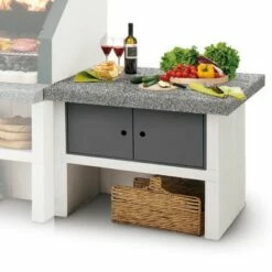 Palazzetti Outdoor Küche: Modul Arbeitsfläche - Granit Grau 5 Palazzetti Outdoor Küche: Modul Arbeitsfläche - Granit Grau -GrillProfi Verkaufs-Shop palazzetti gartenkueche maxim modul arbeitsflaeche nah