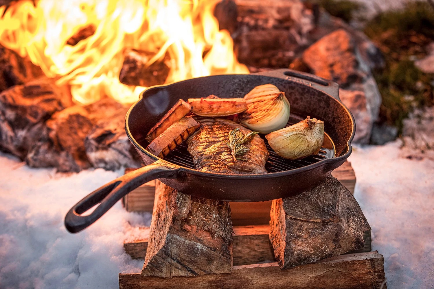 Petromax Grillpfanne Gusseisen Gp30 Mit Stiel 5 Petromax Grillpfanne Gusseisen Gp30 Mit Stiel – Bild 3