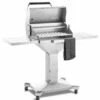 Thüros Holzkohlegrill T400 / Holzkohle Grillstation 40 X 60 Cm -GrillProfi Verkaufs-Shop thueros t400 saeulengrill holzkohle grillstation offen